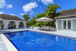 Swimming pool and sun deck Barbados villa