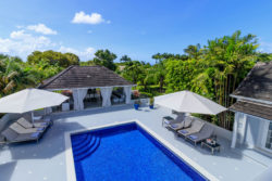 Pool view Tradewinds villa Sandy Lane Barbados