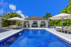 Swimming pool private villa barbados