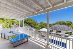 balcony master bedroom Tradewinds villa Sandy Lane Barbados